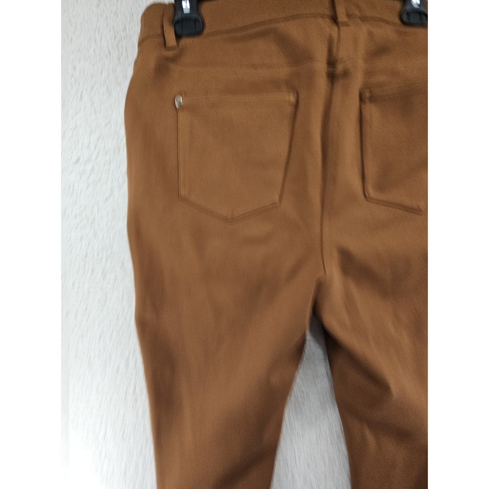 Chicos So Slimming Women's Refined Ponte Ankle Pants Brown Size 2 Regular - Picture 7 of 10